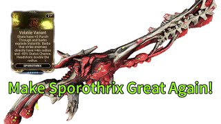 This Augment makes Sporothrix OVERPOWERED Volatile Varient Demonstration  Warframe [upl. by Anul]