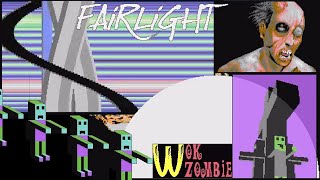 The creepy Wok Zombie Demo by Fairlight on C64 [upl. by Kcaz170]