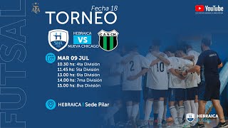 FUTSAL AFA  HEBRAICA VS CHICAGO  FECHA 18 Tira de inferiores [upl. by Ama]