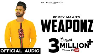 ROMEY MAAN  WEAPONZ Official Lyrical Video  Tru Music Studios [upl. by Oicaro]