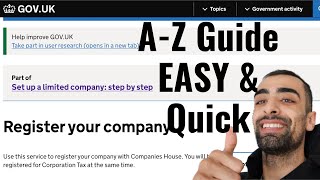 How To Register A Private Limited Company In The UK in 8 minutes [upl. by Nossah]