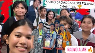 RADIO BROADCASTING FILIPINO CHAMPION DSPC2024 [upl. by Bonnice]