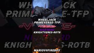 Wheeljack PrimeverseTFP 🆚 nightbird knightveresROTB transformers edit [upl. by Ynaffet]