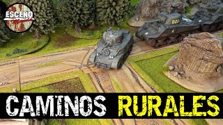 TUTORIAL ESCENOGRAFIA 3 COMO HACER CAMINOS RURALES How to make roads for wargames [upl. by Obeng]