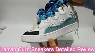 Lanvin Curb Sneakers Unboxing and Detailed Review [upl. by Niklaus]