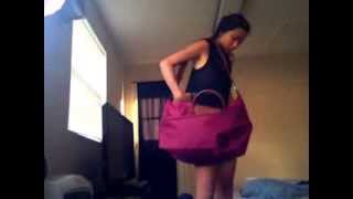 My Longchamp Collection Le Pliage expandable travel bag [upl. by Pyne]