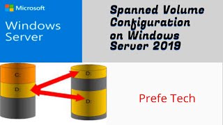 Spanned volume Configuration on Windows Server 2019 [upl. by Yasmar]