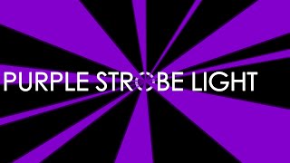 Purple Strobe Light 1 HOUR ⚠️ EPILEPSY WARNING [upl. by Klein945]