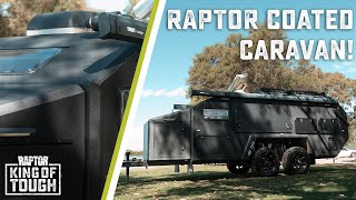 RAPTOR COATED CARAVAN  BRUDER EXP6 [upl. by Htebesile605]