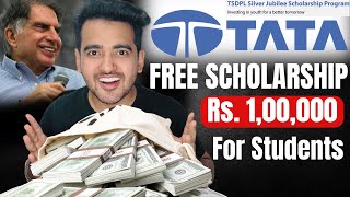 Tata Free Scholarships for Students  Rs 1 Lakh Scholarship for College Students  Silver Jubilee [upl. by Jobe897]