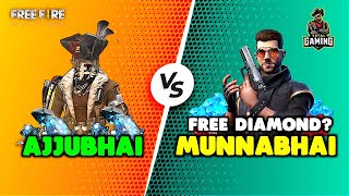 Ajjubhai94 vs Munnabhai Best Clash Battle Who will Win  Garena Free Fire [upl. by Lunette670]