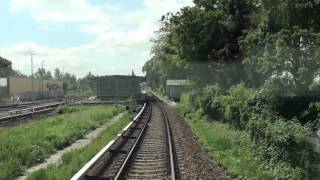 Führerstandsmitfahrt SBahn Berlin Yorkstraße  Wannsee [upl. by Eilegna]