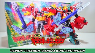 BANYAK UPGRADENYA REVIEW MINIPLA PREMIUM BANDAI KING KYORYUJIN KYORYUGER KINGOHGER ミニプラ キングキョウリュウジン [upl. by Ydnahs807]