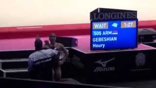 GebeshianHoury 2015 World Championships  Floor 12866 [upl. by Ettezzus]