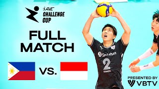 🇵🇭 PHI vs 🇮🇩 INA  AVC Challenge Cup 2024  Playoffs  presented by VBTV [upl. by Dun758]