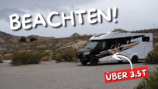 Wohnmobil über 35t 🚐 DAS müsst ihr beachten [upl. by Thorner]