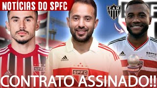 PODE COMEMORAR🎉  CONTRATO ASSINADO EVERTON RIBEIRO NO SÃO PAULO LUAN NO GALO WILLIAM NO SPFC E [upl. by Oelak]