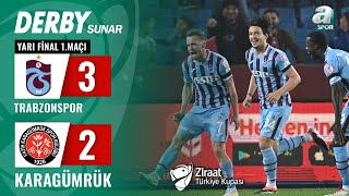 Trabzonspor 32 Karagümrük MAÇ ÖZETİ Ziraat Türkiye Kupası Yarı Final 1 Maçı  24042024 [upl. by Ailahtan]