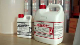 Megapoxy H High Strength Epoxy Mortar instructional video [upl. by Liagibba851]