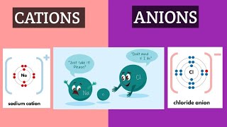 Cations and Anions  Chemistry Explained  Ions Formation and Examples [upl. by Ayanahs]