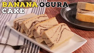 Banana Ogura Cake Recipe  Just Cook [upl. by Stclair604]