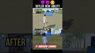 Skyler Character Ability After Update Free Fire Skyler Character Skill Change freefirebug inta [upl. by Axia642]