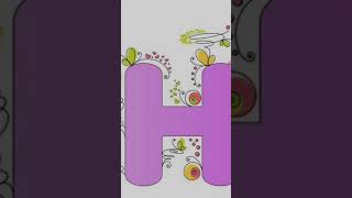 H letter design ❤️☺️ hletter design song viralshort trending ytshort music punjabisong [upl. by Neerehs88]