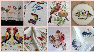 Cross Stitch hand embroidery birds designsCross Stitch Embroidery pattern designs 202425 Latest [upl. by Eduardo905]