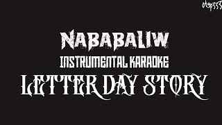 Letter Day Story  Nababaliw Karaoke  Instrumental [upl. by Brott]