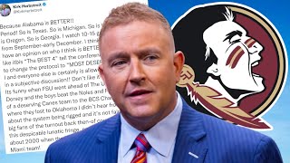 Kirk Herbstreit LOSES it snaps at FSU fans [upl. by Benzel781]