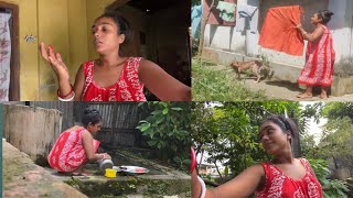 cleaning vlog new 📸 desi village cleaning vlog 💥 Indian housewife morning and night cleaning vlog 🌄 [upl. by Magnum]