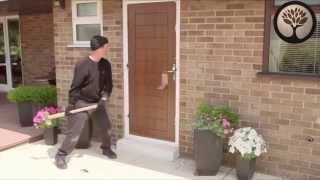 Timber Composite Doors Security Testing  Solidor [upl. by Ainegul]