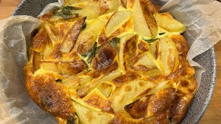 TORTA DI PATATE E UOVA AL FORNO di Betty e Marco  Ricetta facile e veloce [upl. by Serle240]