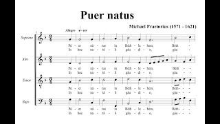 Praetorius Michael 1571  1621 Puer natus in Bethlehem [upl. by Eikcuhc]