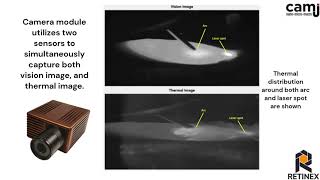 Thermal Monitoring of Hybrid Laser Arc Welds with Retinex VIR Camera [upl. by Va]