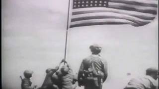 Marines Raise Flag Over Iwo Jima 1945 [upl. by Adlog]