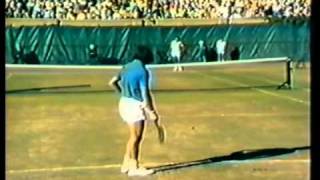 Ilie Nastase and Arthur Ashe [upl. by Euqinomod]