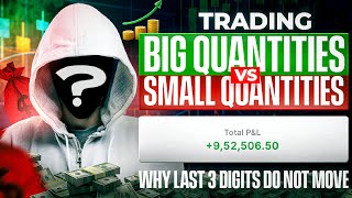 Trading big quantities vs small quantities  Why last three digits don’t move  Explained [upl. by Airdna460]