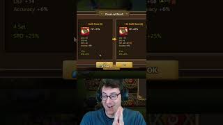 Life Changing QUAD ROLL Crafting Legendary Swift Runes  Summoners War [upl. by Dorry]