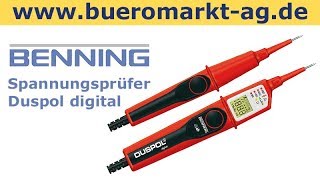 Benning Spannungsprüfer Duspol analog oder digital [upl. by Junieta]