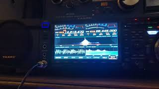 Working DX Barefoot With YAESUs FTDX101MP [upl. by Etnom]