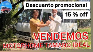 VENTA de MOTORHOME IDEAL para FAMILIA pequeña ECONÓMICO y listo para viajar [upl. by Ynaffat]