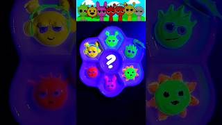 Guess the character of color mixing glow in the dark Sprunki satisfying colormixing sprunki [upl. by Augusta]