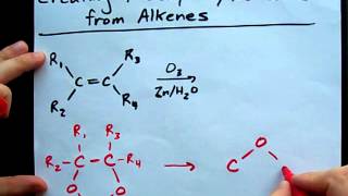 Making Aldehydes and Ketones from Alkenes [upl. by Annayd]