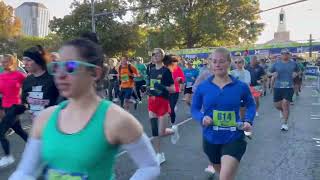 Runners hit the street for Hartford Marathon 2024 [upl. by Avah]