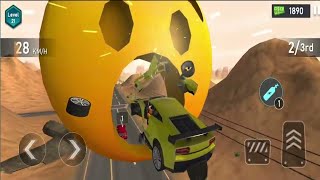 Extreme GT Car Stunt Master Race  Real Police Car Crash Demolition Derby Racing  Android GamePlay [upl. by Aneleasor]