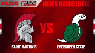 Saint Martins vs Evergreen State Mens Basketball  LIVE 11152024 [upl. by Meadows]