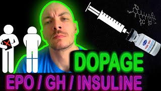 DOPAGE dans le SPORT  EPO GH Insuline IGF1 cyclisme bodybuilding  Selon la Science [upl. by Konstantine]