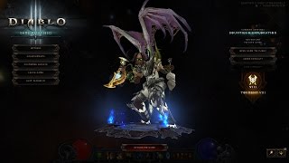 Diablo 3 illidan wings  Wings of the Betrayer Season 5 lvl 70 Witch Doctor Zunimassa style [upl. by Yelich85]