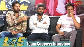 Lie Movie Team Success Interview  Nithin Arjun Megha Akash [upl. by Eiramanitsirhc]